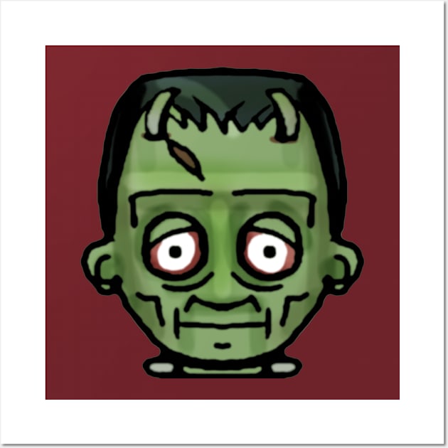 Frankenstein's Monster Wall Art by Bits